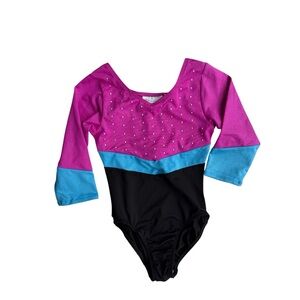 Danskin Freestyle Girls' Gymnastics Leotard with Rhinestones✨